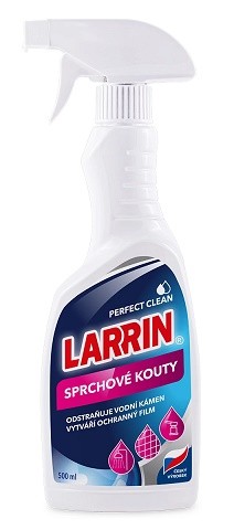 Larrin čistič sprchových koutů rozpr.500 - Drogerie Koupelna a WC Rez a vodní kámen